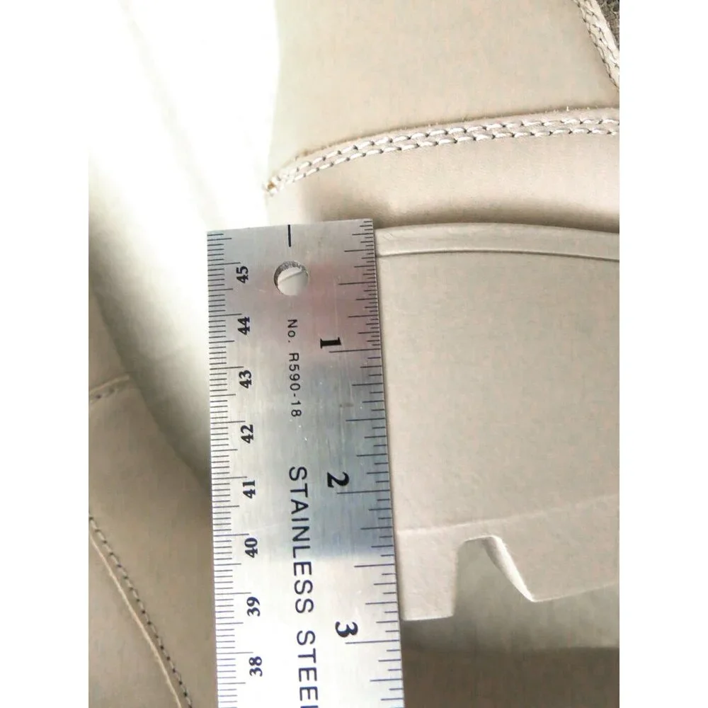 NWT in Box COUGAR Villa Cream Real Leather Waterproof PrimaLoft Boots - 7 - Picture 4 of 16